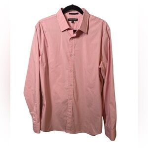 BANANA REPUBLIC Size L Mens Tech Stretch Cotton Slim Flex Fit Button Down Shirt